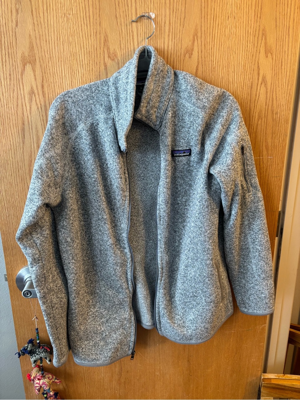 Patagonia Heather Gray Fleece Jacket